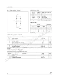HCF4073M013TR Datasheet Page 2