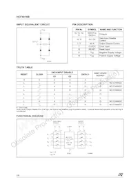 HCF4076BEY Datasheet Page 2
