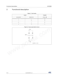 HCF4093M013TR Datasheet Page 4