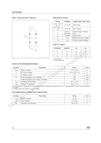 HCF4502BM1 Datasheet Pagina 2