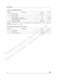 HCF4510BEY Datasheet Page 4