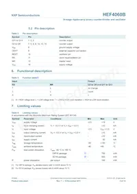 HEF4060BP Datasheet Page 3