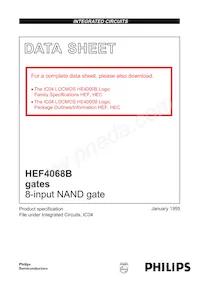 HEF4068BT Datasheet Cover
