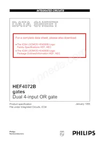 HEF4072BT Datenblatt Cover