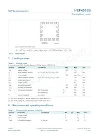 HEF4516BT Datasheet Page 6