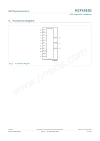 HEF4585BT Datasheet Page 2