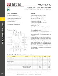 HMC852LC3CTR-R5 Datasheet Cover