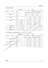 M74HC05RM13TR數據表 頁面 3