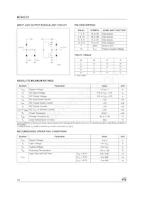 M74HC10RM13TR Datenblatt Seite 2