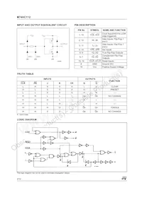 M74HC112RM13TR Datasheet Pagina 2