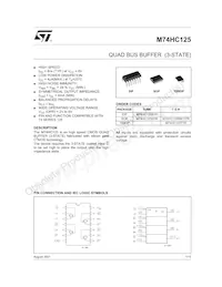 M74HC125RM13TR Datasheet Cover