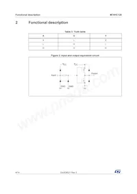 M74HC126TTR Datasheet Page 4