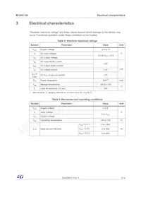 M74HC126TTR Datasheet Pagina 5