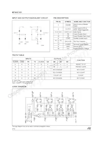 M74HC161B1R Datenblatt Seite 2