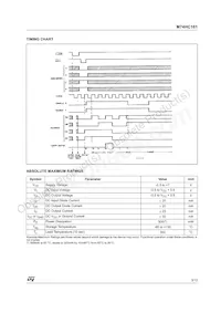 M74HC161B1R Datasheet Page 3