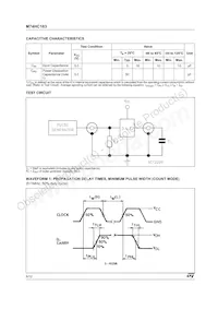 M74HC163B1R Datasheet Page 6
