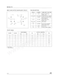 M74HC173B1R Datenblatt Seite 2