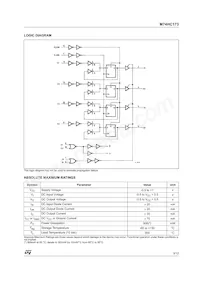 M74HC173B1R Datenblatt Seite 3