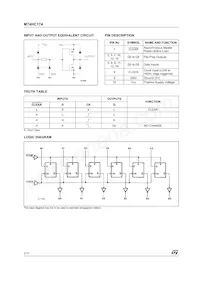 M74HC174RM13TR Datasheet Page 2