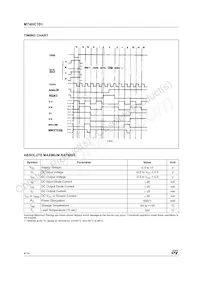 M74HC191B1R Datasheet Pagina 4