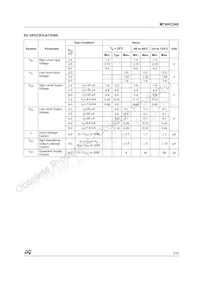 M74HC240TTR Datasheet Page 3