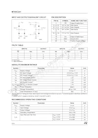 M74HC241B1R Datasheet Pagina 2