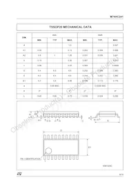 M74HC241B1R Datasheet Page 9