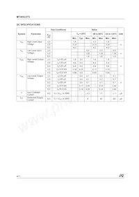 M74HC273TTR Datasheet Page 4