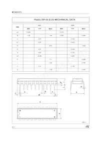 M74HC273TTR Datasheet Page 8