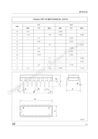 M74HC32RM13TR Datasheet Pagina 5