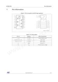 M74HC365TTR Datasheet Page 3