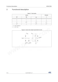 M74HC365TTR Datasheet Pagina 4
