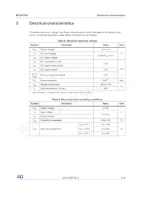 M74HC365TTR Datasheet Pagina 5