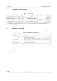 M74HC365TTR Datasheet Page 13