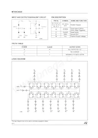 M74HC4020RM13TR Datasheet Page 2