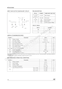 M74HC4050TTR Datenblatt Seite 2