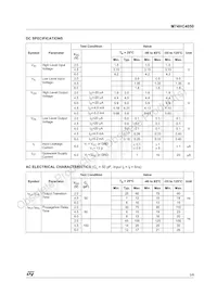 M74HC4050TTR Datasheet Pagina 3