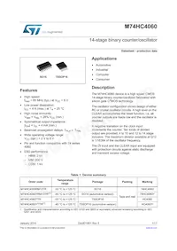 M74HC4060TTR Datasheet Cover