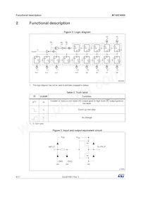 M74HC4060TTR Datasheet Page 4