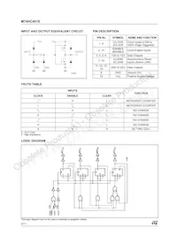 M74HC4518RM13TR Datasheet Page 2