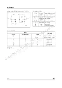 M74HC4520RM13TR Datasheet Pagina 2