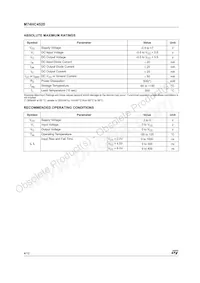 M74HC4520RM13TR Datasheet Page 4