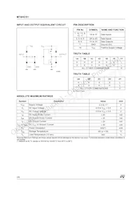 M74HC51RM13TR Datasheet Pagina 2