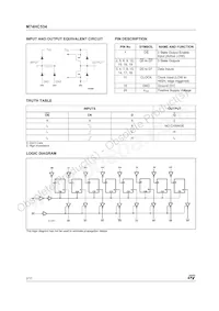 M74HC534B1R Datenblatt Seite 2