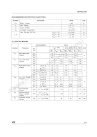 M74HC540RM13TR Datasheet Page 3