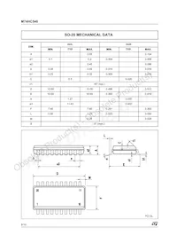 M74HC540RM13TR Datasheet Page 8