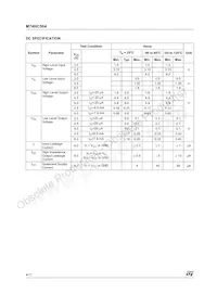 M74HC564B1R Datasheet Page 4
