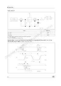 M74HC574TTR Datasheet Page 6