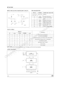 M74HC590TTR Datasheet Pagina 2