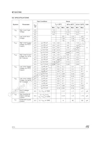 M74HC590TTR Datasheet Page 6